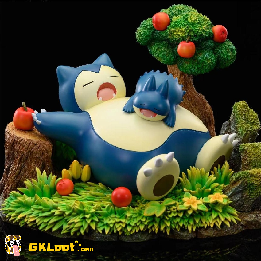 [In Stock] DM Studio Pokémon Sleeping Seires 010 Snorlax Family Statue