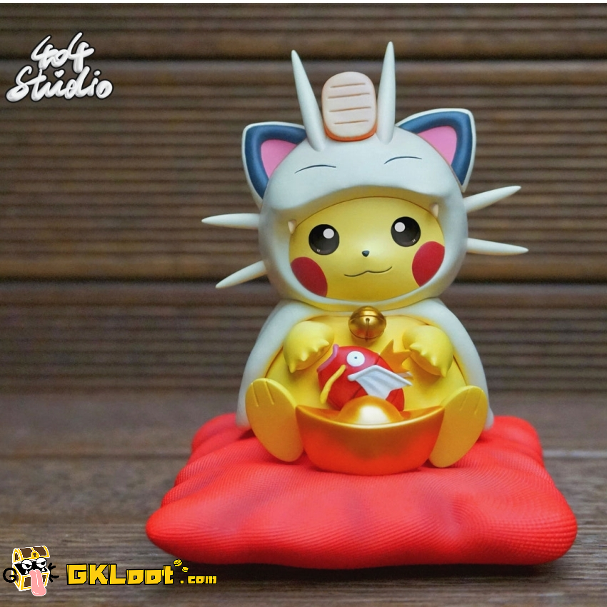 [Pre-Order] 404 Studio Pokémon Meowth Cosplay Pikachu Statue