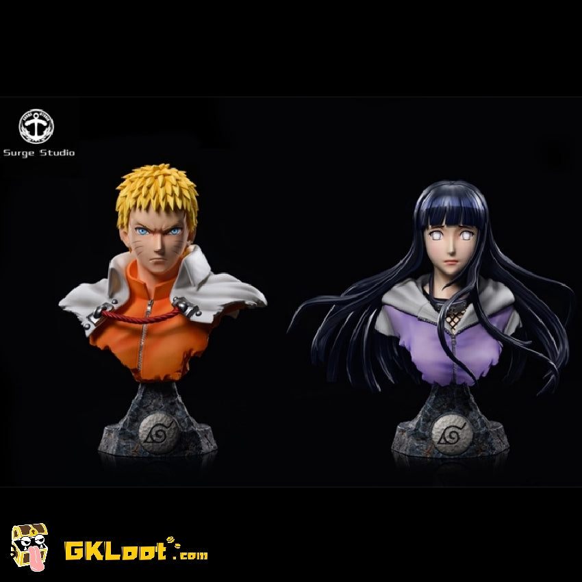 [Pre-Order] Surge Studio 1/4 Naruto Shippuden Naruto & Hinata Bust Statue