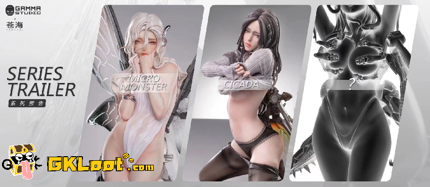[Out of stock] Gamma & Cang Hai Studio 1/4 Micro Monster Statue