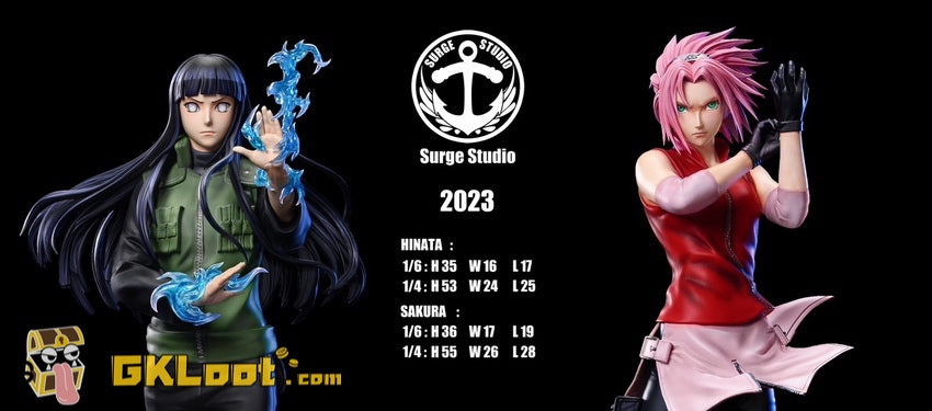 [Out of stock] Surge Studio Naruto Sakura & Hinata Statue