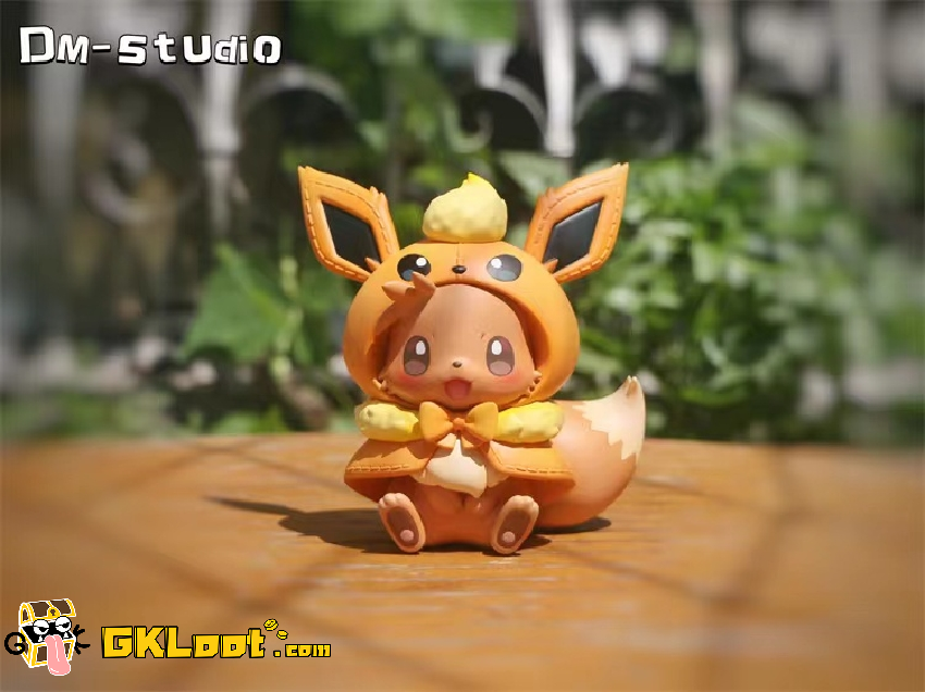 [Out of stock] DM Studio Pokémon Eevee and Flareon Statue