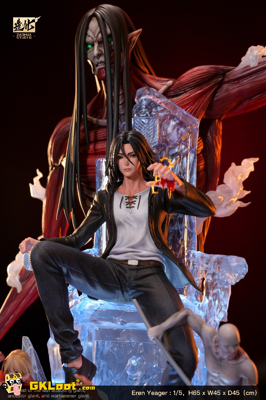 [Out of stock] ZaoHua Studio 1/5 Attack On Titan Eren Yeager Statue w/ LED