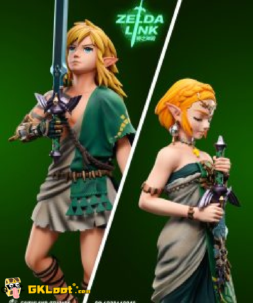 Temple of Time Link & Princess Zelda - The Legend of Zelda Resin Statue -  FairyLand Studios