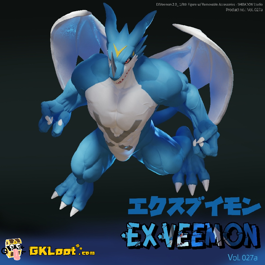 [Pre-Order] Shibadon Studio Digimon ExVeemon Statue