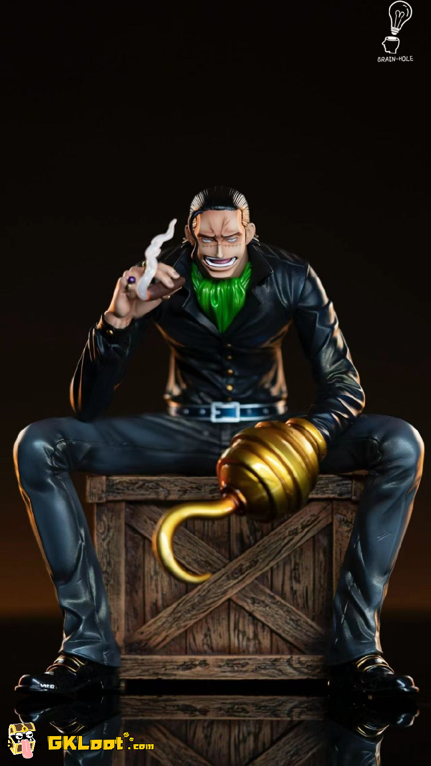 [Out of stock] Brain Hole Studio One Piece Sitting Sir Crocodile Statue