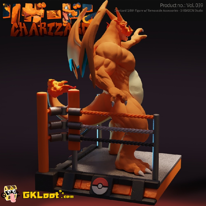 [Pre-Order] Shibadon Studio Pokémon Charizard Statue