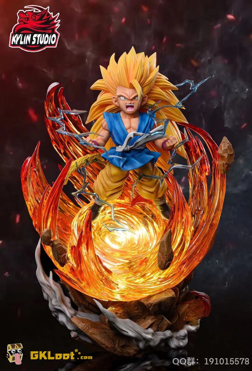 [Out of stock] Kylin Studio Dragon Ball SS3 Goku Statue