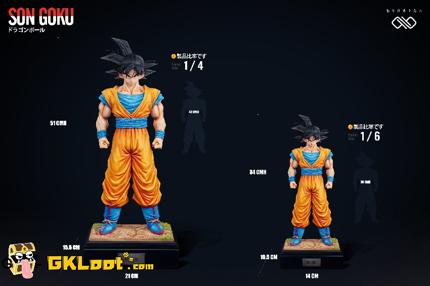 ∞ Studio 1/4 Draongball Debut Super Saiyan Son Goku Resin Statue -  Devilness Toys