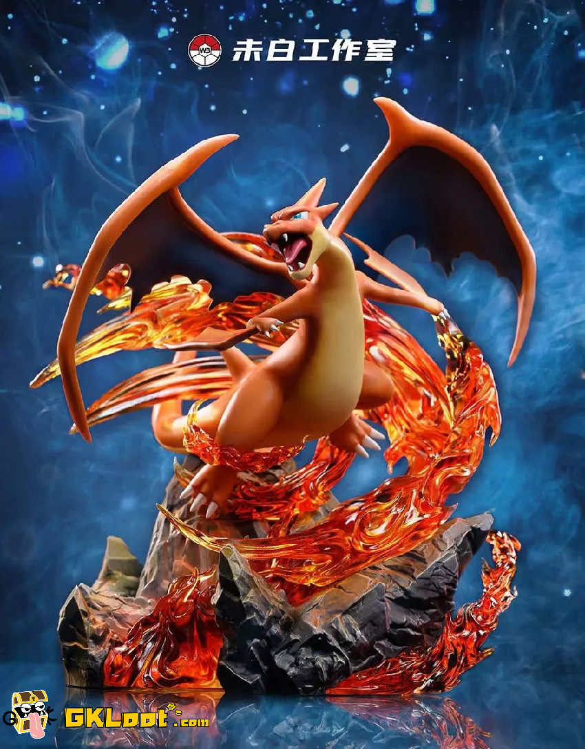 [Pre-Order] Wei Bai Studio Pokémon Evolution Charizard Family w/ LED Statue