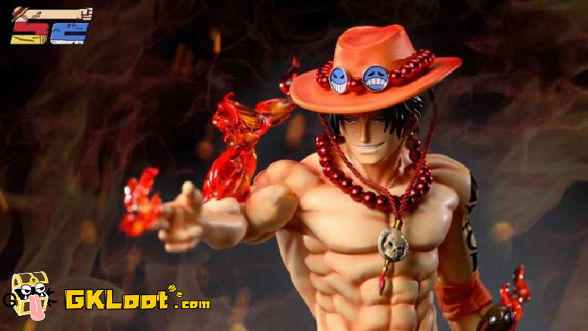 [Pre-Order] Sun God Studio One Piece Portgas D. Ace && Yamato Statue