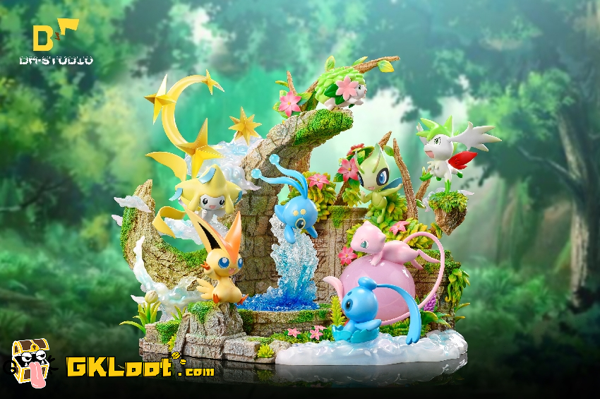[In Stock] DM Studio Pokémon Mythical Pokémon Family Statue