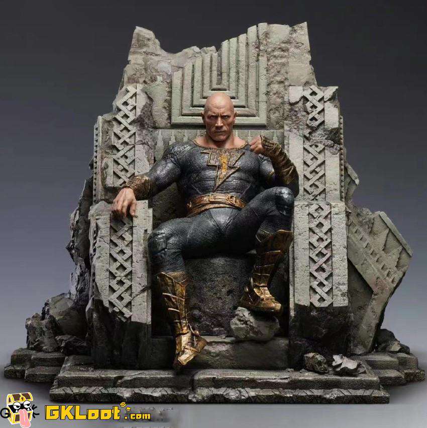 [Out of stock] Queen Studio 1/4 Licensed DC Licensed Black Adam on Throne Statue