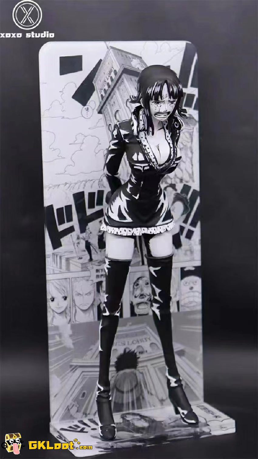 [Out of stock] Xoxo studio One Piece Black & White Manga Series Nico Robin Statue