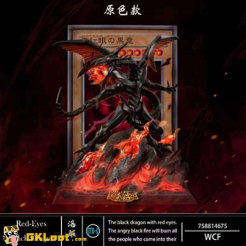 [Out of stock] LuoJi Studio X MX Studio Yu-Gi-Oh! Red-Eyes Black Dragon Statue