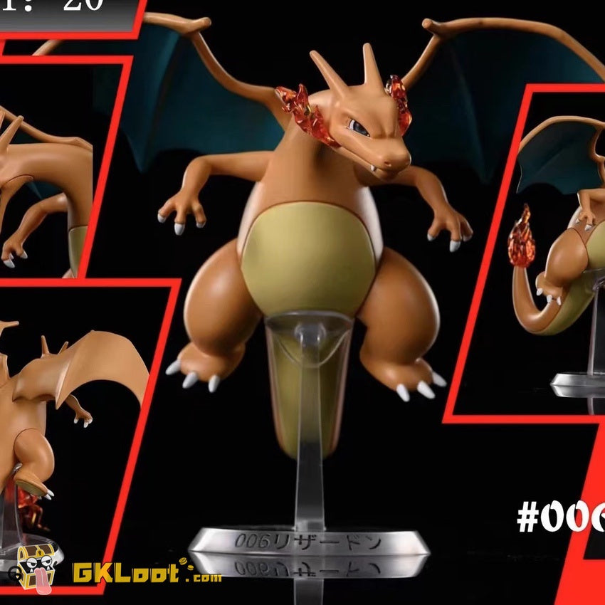 1/20 Scale World Zukan Mega Charizard X & Mega Charizard Y - Pokemon Resin  Statue - SXG Studios [In Stock]
