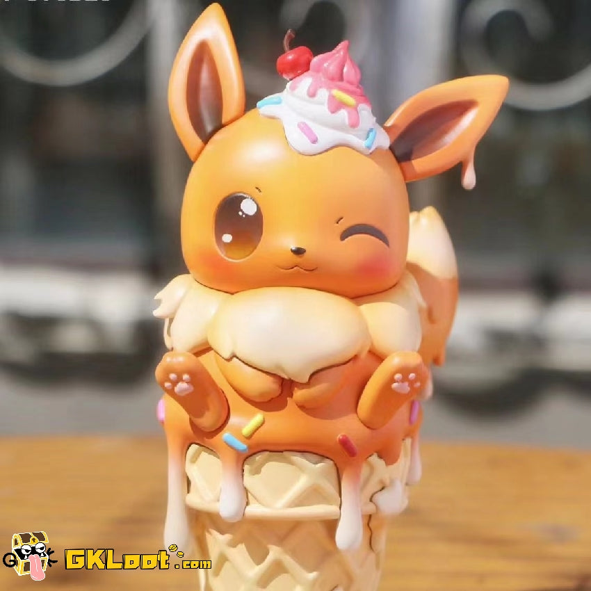 [Out of stock] DM Studio Pokémon Ice Cream Series Eevee Statue