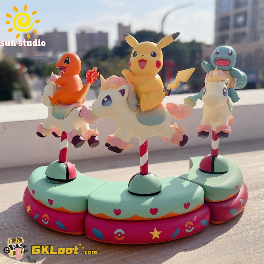 [Out of stock] Sun Studio Pokémon 002 Squirtle & 003 Charmander Statue