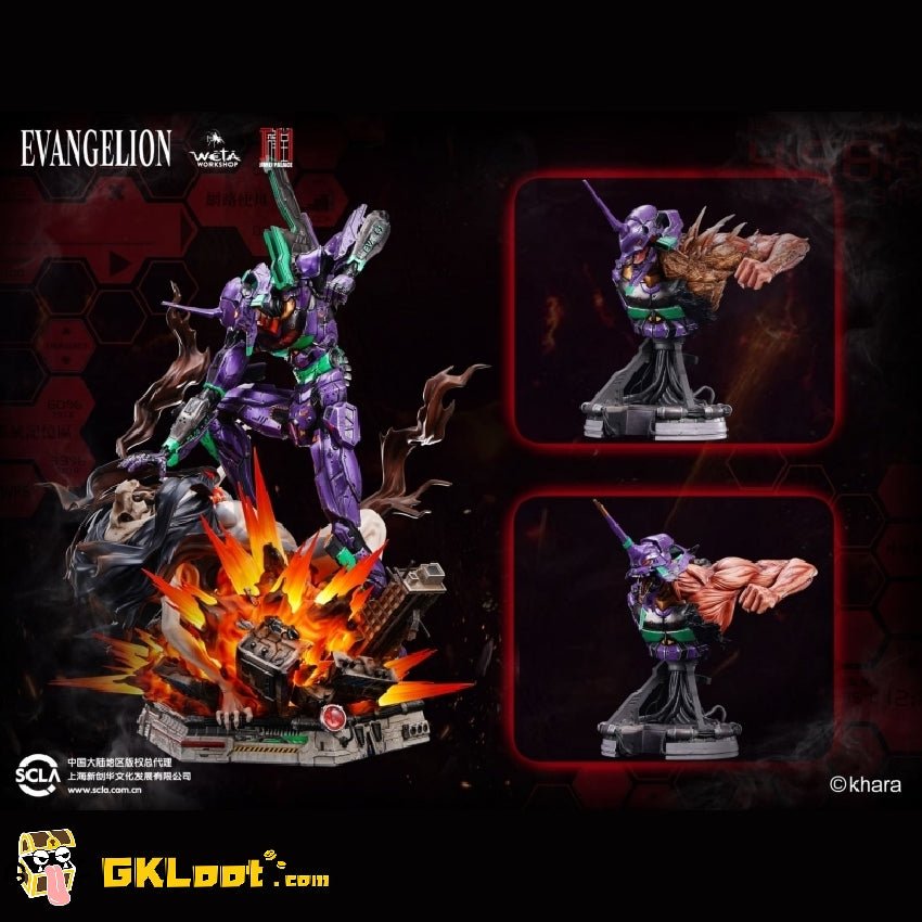 [Out of stock] Jimei Palace Studio Evangelion Licensed Test Type 01 Statue w/LED