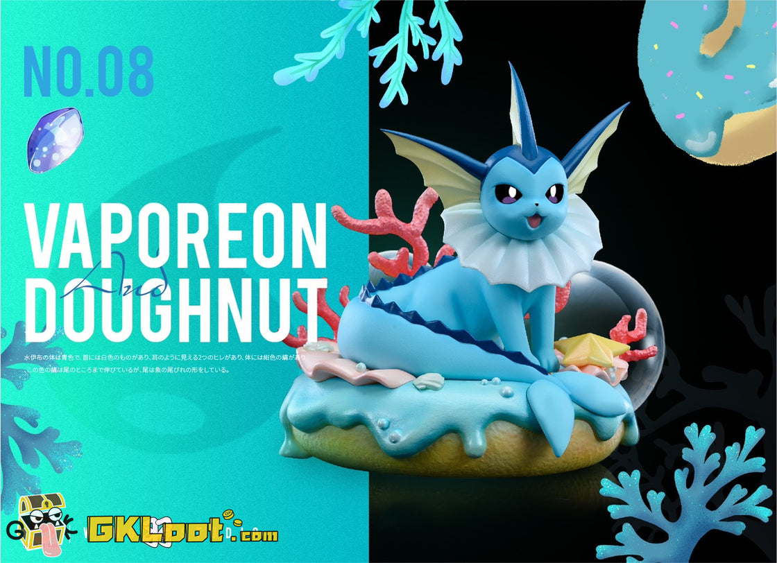 [In Stock] Wing Studio & HZ Studios Pokémon Dessert Series No.7 Vaporeon Doughnut Statue