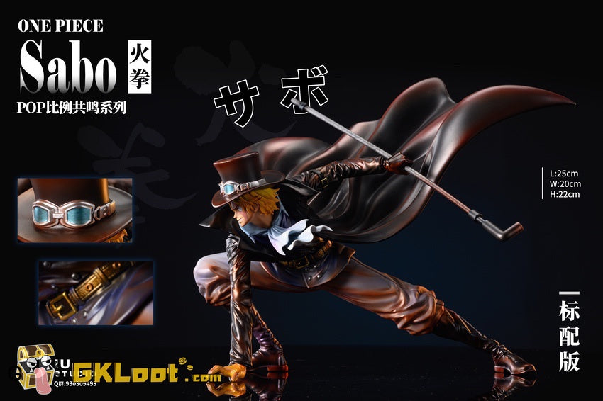 [Out of stock] IU Studio POP Scale One Piece Sabo Statue