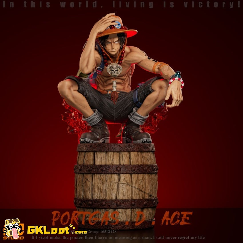 [Out of stock] AO Studio One Piece Portgas D. Ace Statue