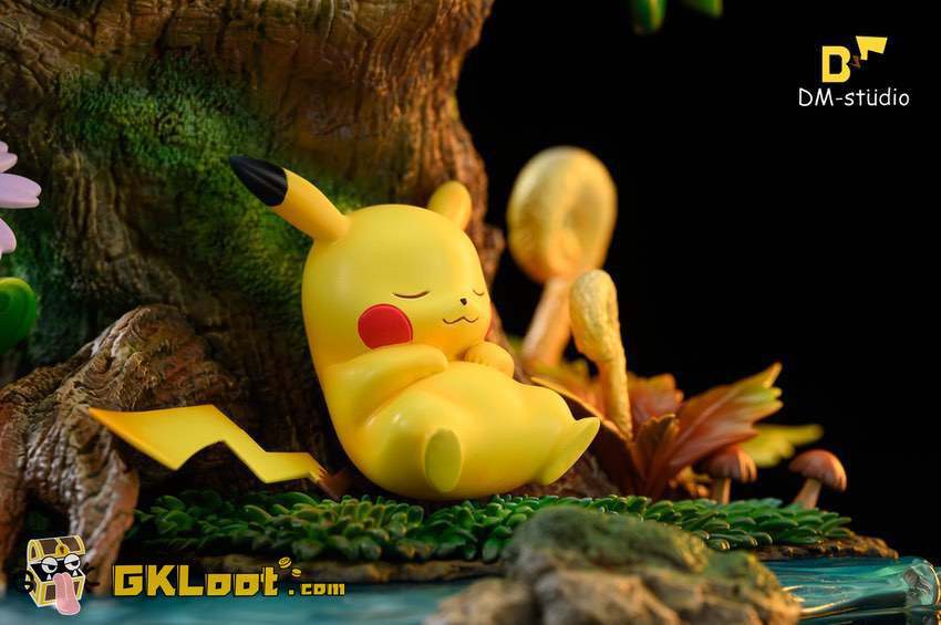 [Out of stock] DM Studio Pokémon Sleeping Pikachu Statue