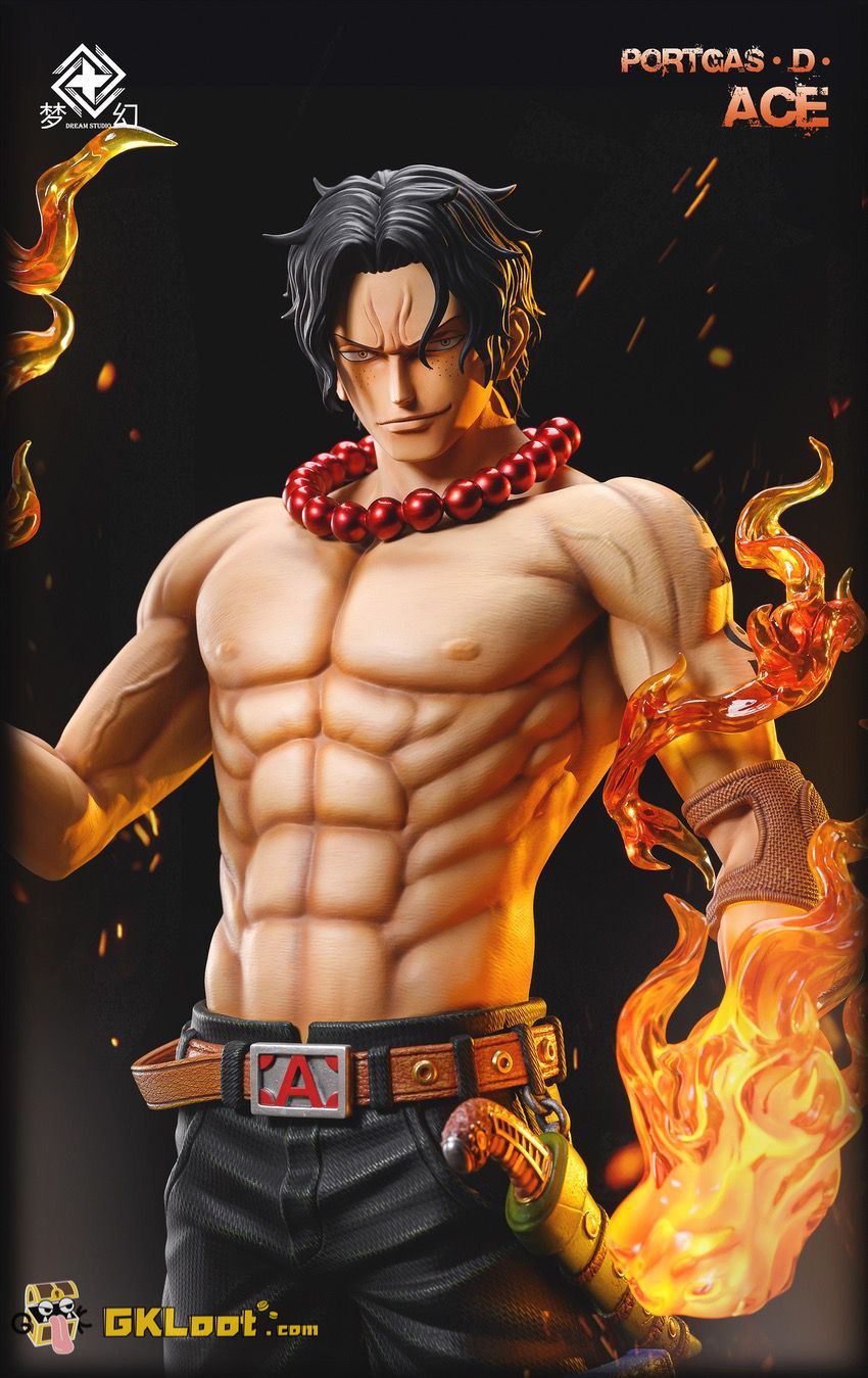 [Out of stock] Dream Studio 1/3 Bust One Piece Portgas·D·Ace Statue