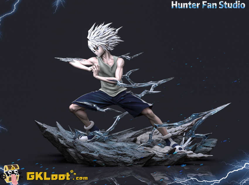Hunter Fan Studio Killua Zoldyck VS Youpi Statue