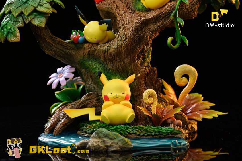 DM Studio Pokémon Sleeping Pikachu Statue | GKLoot.com – GK Loot