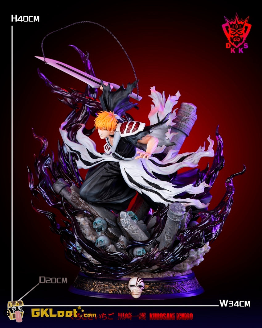 [Out of stock] Dark King Studio 1/7 Bleach Ichigo Kurosaki Statue