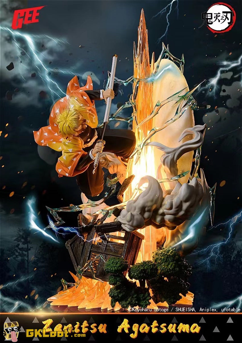 Zenitsu Agatsuma - Thunder Breathing Demon Slayer Art in 2023