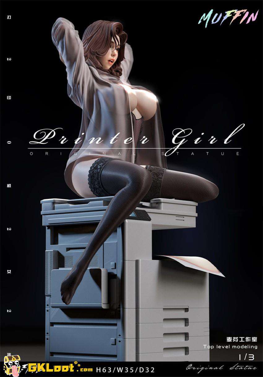[Out of stock] Muffin Studio 1/3 Printer Lady Statue