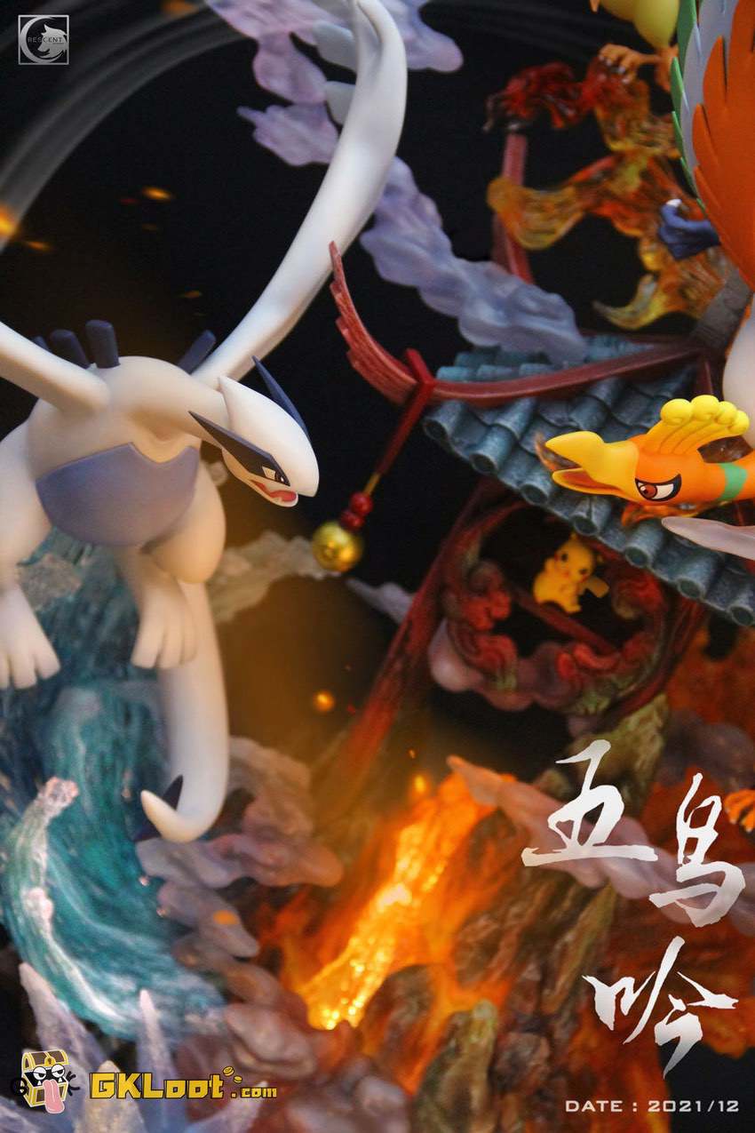 [Out of stock] Crescent Studio Pokémon Five Birdsong with LED & Sound Statue
