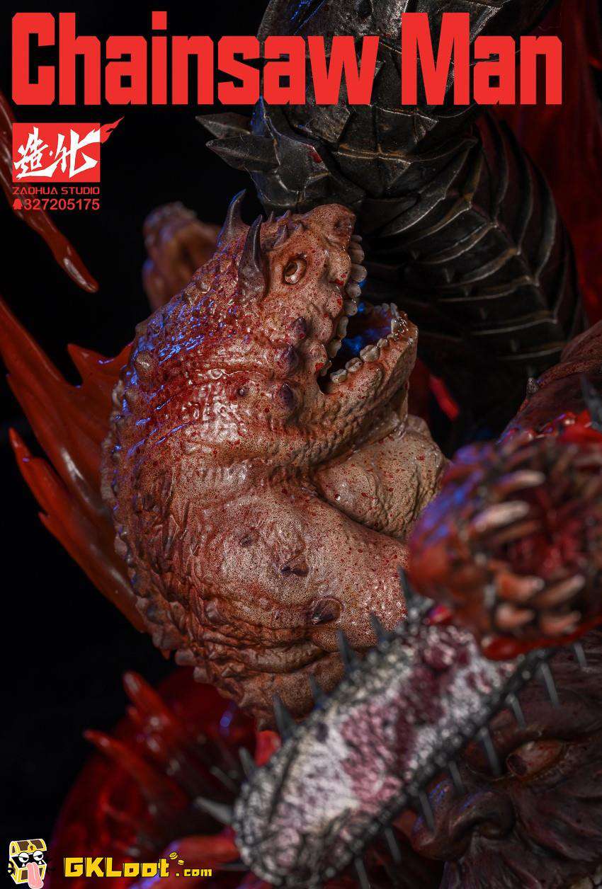 [Out of stock] ZaoHua Studio 1/4 Chainsaw Man Chainsaw Devil Pochita Statue