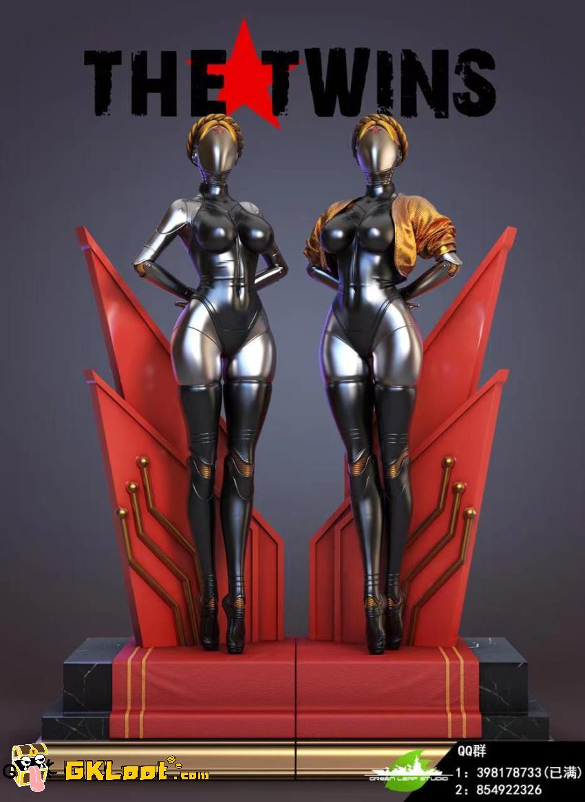 Atomic Heart Ballerina Twins Female Robot w/ Nora Statue