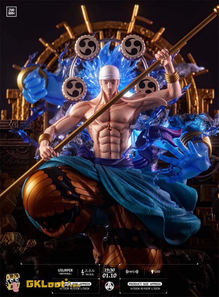 [Out of stock] ZuoBan Studio One Piece Enel Statue