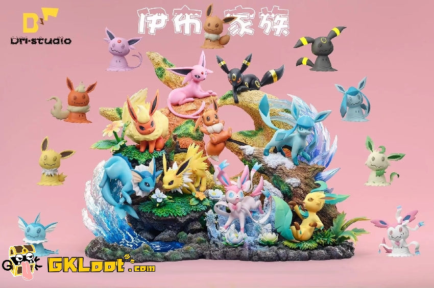 [Out of Stock] DM Studio Pokémon Eevee Family NO.2 Statue