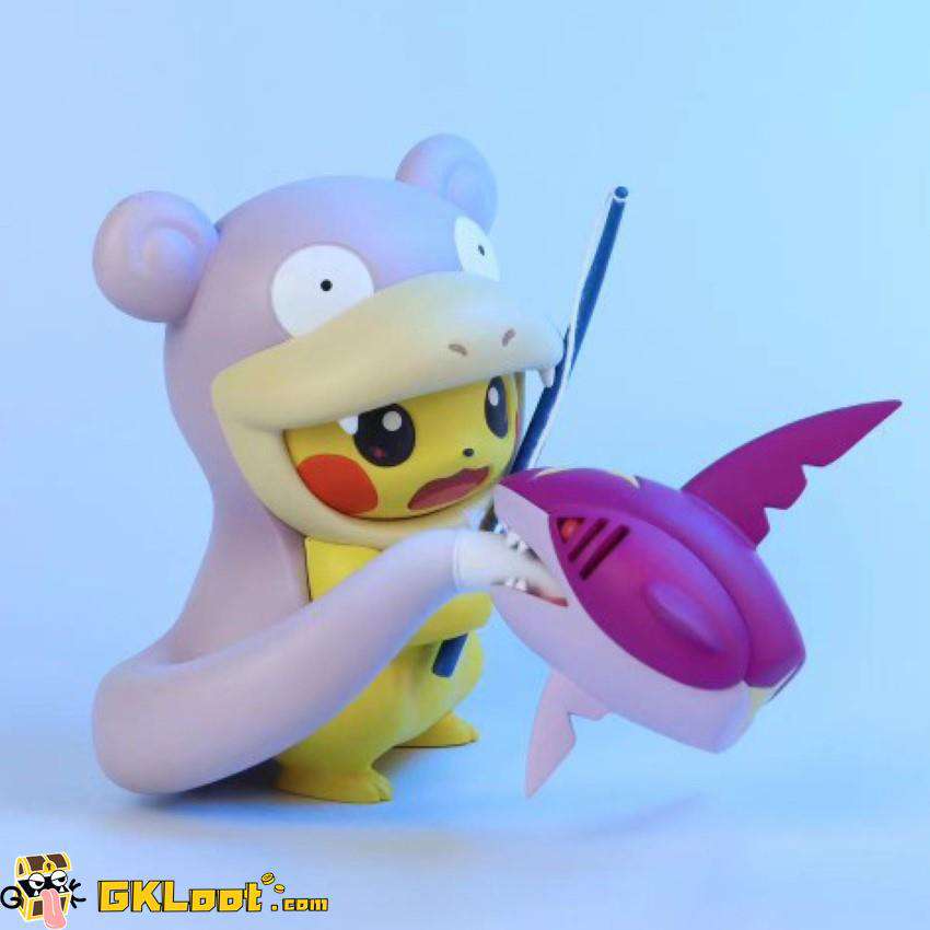 [Out of stock] DM Studio X Favour Designing Pokémon Fishing Slowpoke Cosplay Pikachu Statue