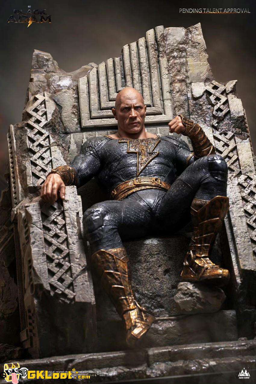 [Out of stock] Queen Studio 1/4 Licensed DC Licensed Black Adam on Throne Statue