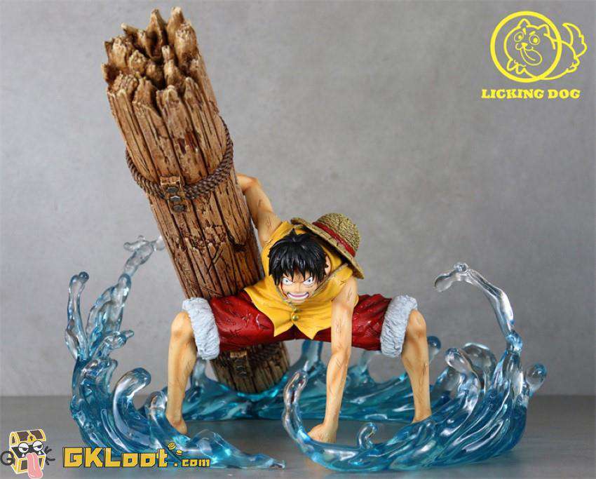 [Out of stock] Licking Dog Studio One Piece Marineford Arc Monkey D. Luffy Statue