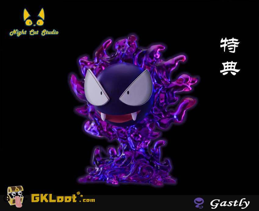 [Pre-Order] Night Cat Studio 1/1 Pokémon Haunter & Gengar in Poké Ball Statue
