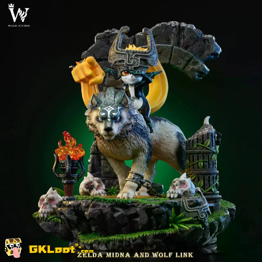 Wake Studio 1/4 The Legend of Zelda Wolf Link & Midna Statue,Wake Studio Wake Studio 1/4 The Legend of Zelda Wolf Link & Midna Statue,Wake Studio