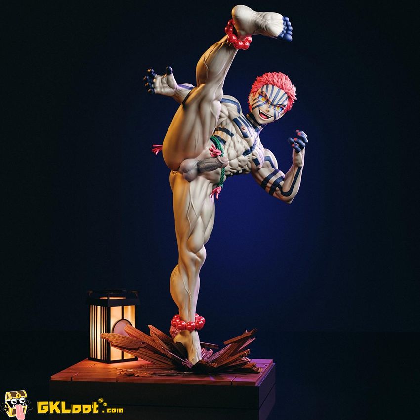 Leo Studio 1/6 Demon Slayer Akaza Statue w/ LED | GKLoot.com